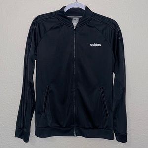 Black adidas zip up jacket